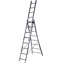 Лестница-стремянка трехсекционная  3х6, 3x8